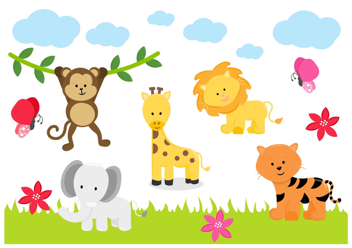 Jungle Animals Zoo Lion Tiger Elephant Childrens Nursery Wall Stickers – Well and Truly Stuck Jungle Animals Zoo Lion Tiger Elephant Childrens Nursery Wall Stickers – Well and Truly Stuck